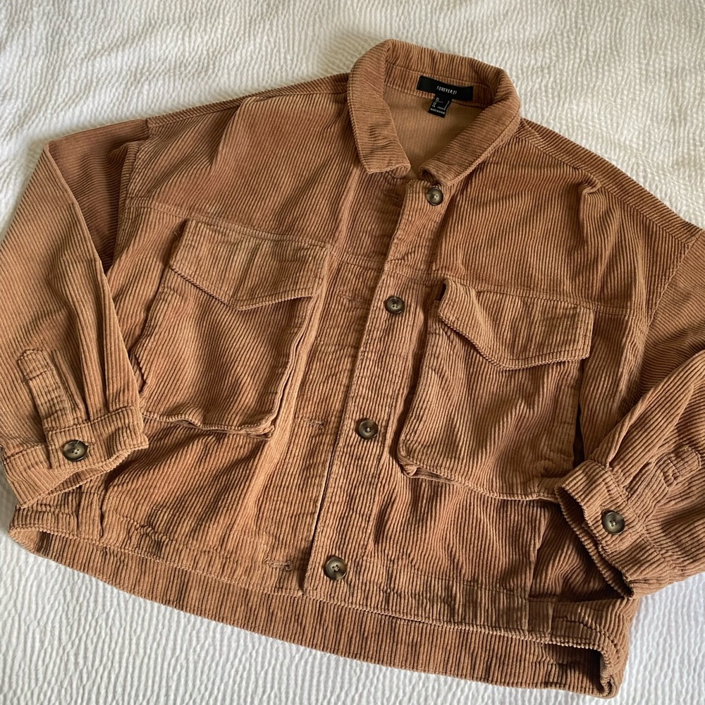 CHESTNUT CORDUROY JACKET